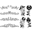 Horizontal elements decoration vector image