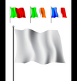 Colored flags Colored flags vector image