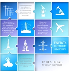 Flat layout infographic design vector image