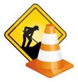 Under construction vector image