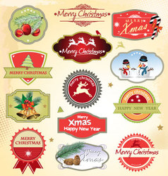 Christmas design element vector image
