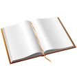 Open book vector image