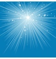 Light Rays and Stars vector image