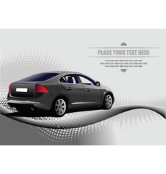 Car background vector image