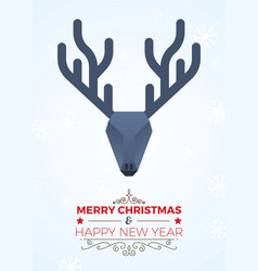 Christmas greeting card Christmas greeting card vector image