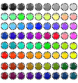 Glass buttons vector image