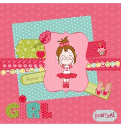 Scrapbook design elements vector image