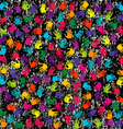 Hand Print Background vector image