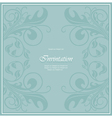Floral card vector image