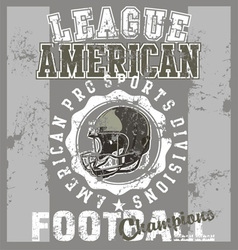League american football vector image