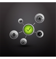 Login background vector image