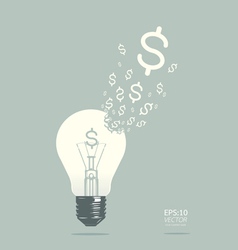 Light of business concept vector image