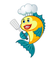 Cartoon fish vector image