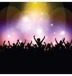 Excited audience vector image