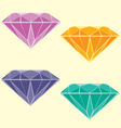 Diamonds vector image
