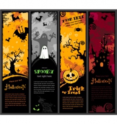 Halloween banners vector image