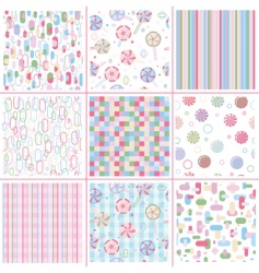 Sweet patterns vector image