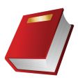 The red book vector image