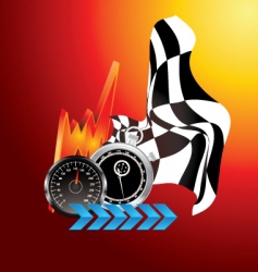 Racing vector image