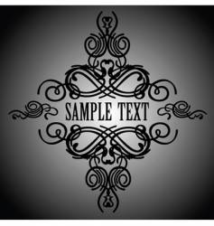 Calligraphy banner vector image