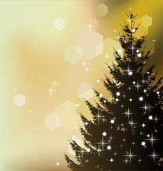 Christmas tree vector image