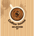 Coffee with milk vector image