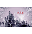 City landscape vector image