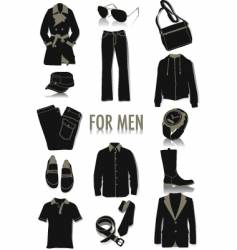 Men's fashion vector image