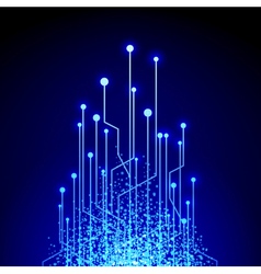 Electronic Circuit vector image