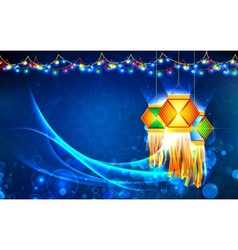 Diwali Hanging Lantern vector image