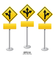 Signs straight vector image