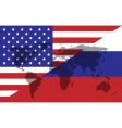 Russian American division vector image