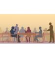 Toned restaurant vector image