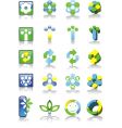 Environmental logos vector image