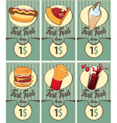 Fast food vector image