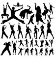 Dancing and party people vector image