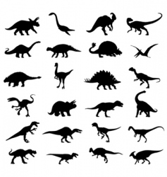 Dinosaurs set vector image