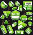 Collection of a spring blanks vector image
