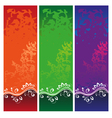 Color banners vector image