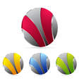 Business icon set logo vector image