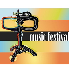 Music festival vector image