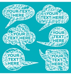 Speech bubbles vector image