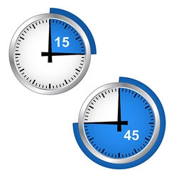 Seconds timer vector image