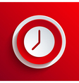 Red circle icon Eps10 vector image