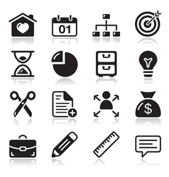 Internet web icons set vector image