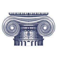 Greek Column vector image