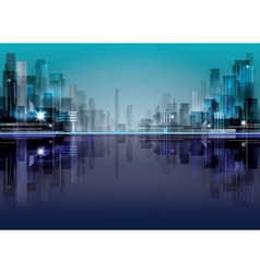 City landscape vector image