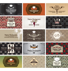 Food and beverages vector image