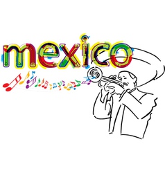 Mexican Mariachi vector image