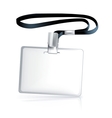 Name Tag vector image